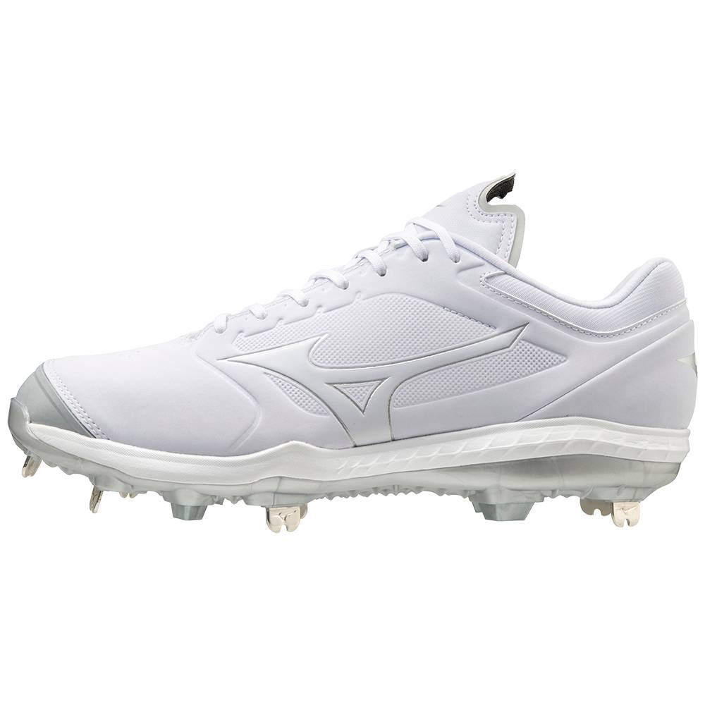 Tenis Softball Mizuno Sweep 5 Baixo Metal - Mulher - Branco - MKHQU0932